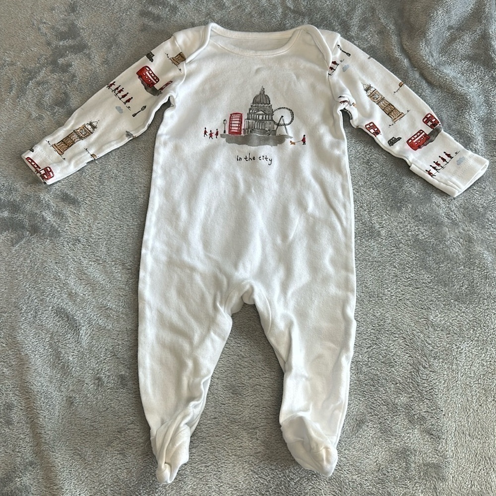 White London-Themed Kids Pajamas
